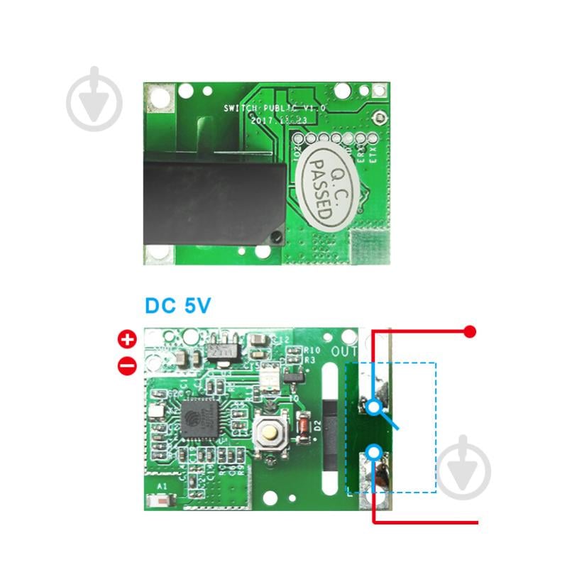 Умный выключатель Wi-Fi SONOFF RE5V1C - фото 3