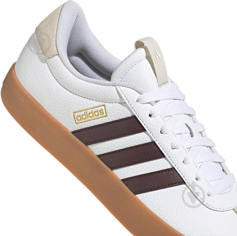 Кроссовки мужские демисезонные Adidas VL COURT 3.0 ID6288 р.46 2/3 белые - фото 6