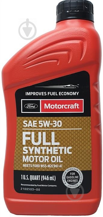 Моторное масло Ford Motorcraft Full Synthetic 5W-30 0,946 л - фото 1