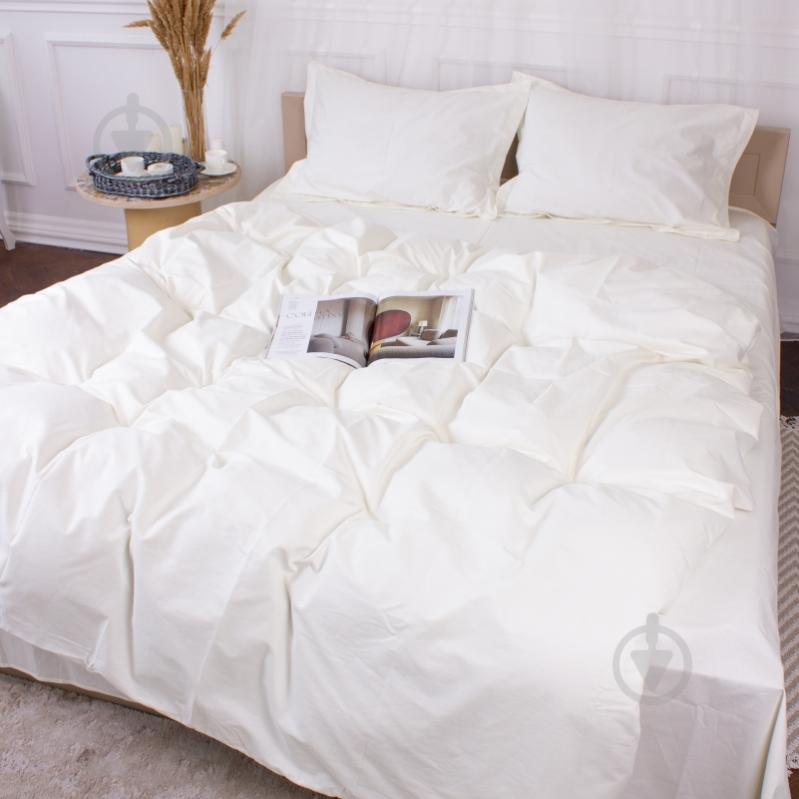 Наволочка поплін Poplin Line 002 Milky White 50x70 см білий MirSon - фото 3