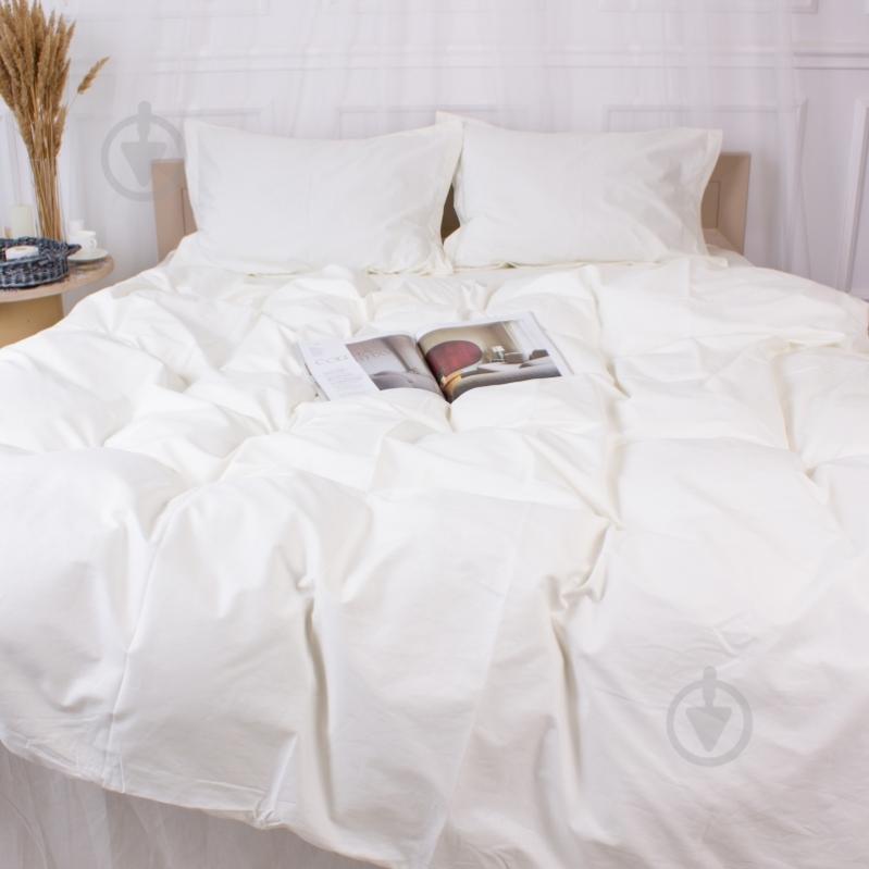 Наволочка поплін Poplin Line 002 Milky White 50x70 см білий MirSon - фото 5