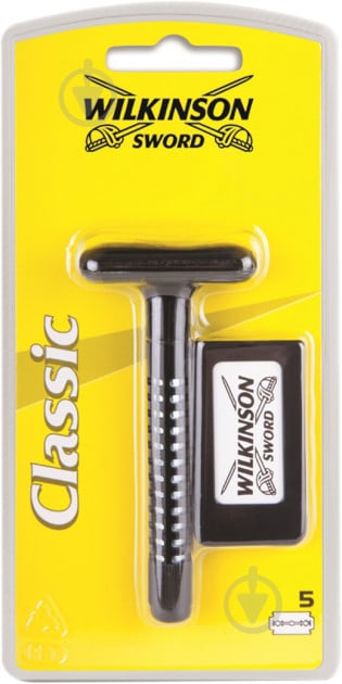 Бритва WILKINSON SWORD Classic двостороння + леза 5 шт. - фото 1