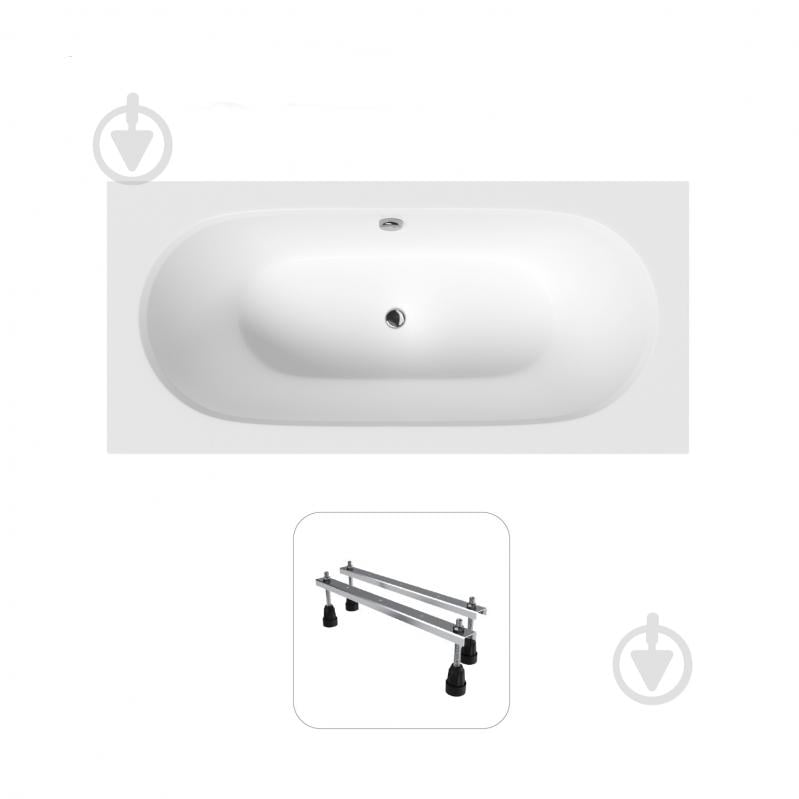 Ванна акриловая Helmken Vienna 1926R4A097 159,5х75 см комплект 2 в 1 - фото 1 Ванна акриловая Helmken Vienna 1926R4A097 159,5х75 см комплект 2 в 1 - фото 1