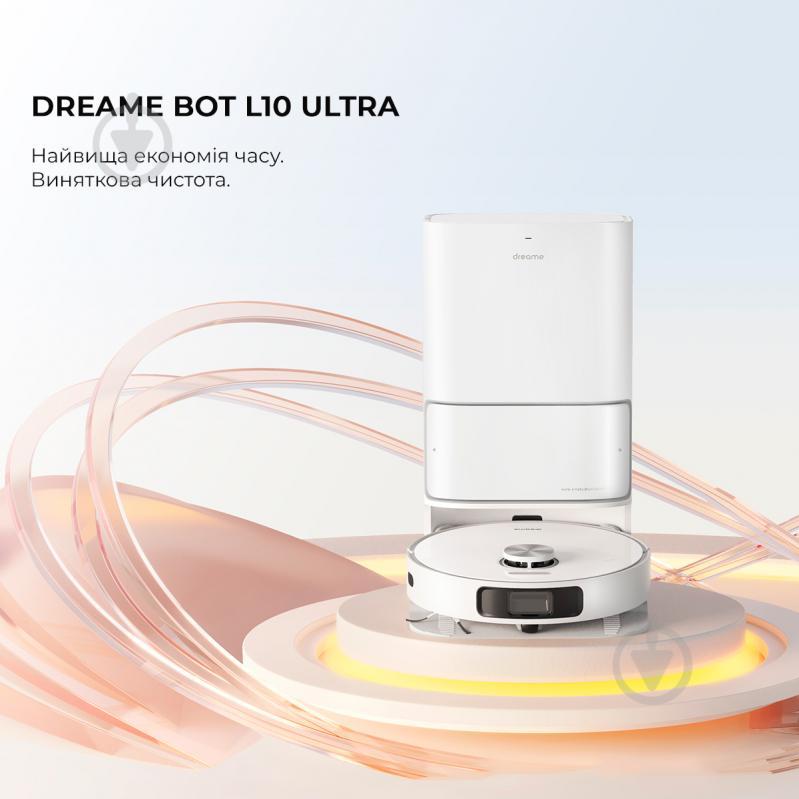 Робот-пилосос DREAME L10 Ultra (RLS6LADC-6) white - фото 2