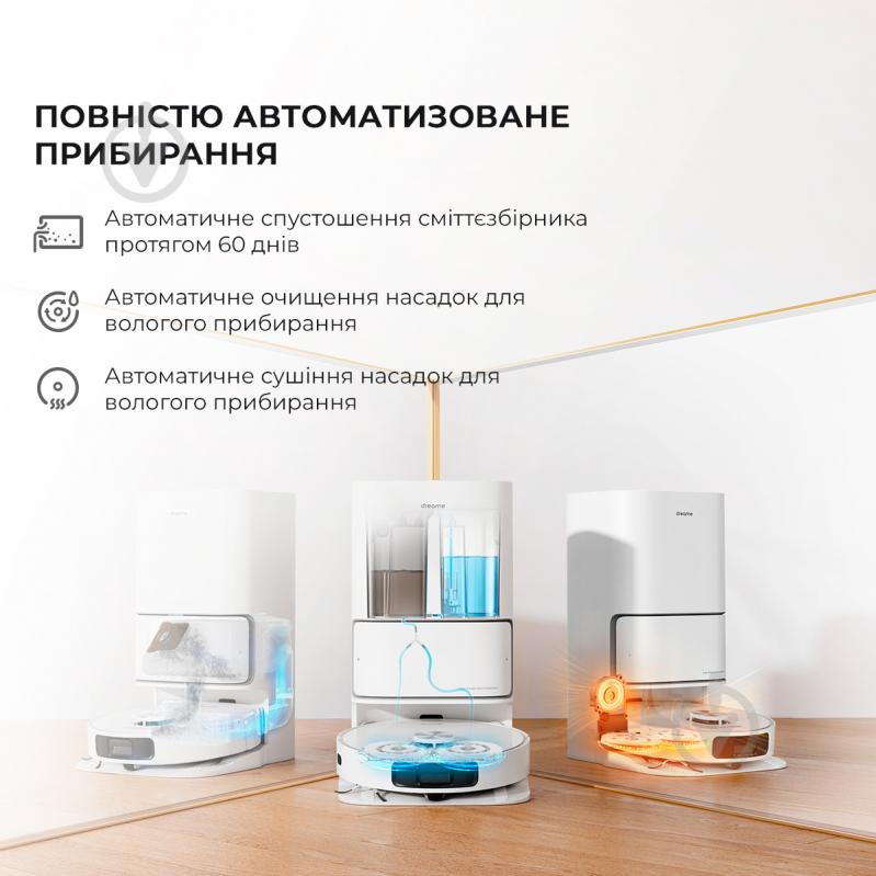 Робот-пилосос DREAME L10 Ultra (RLS6LADC-6) white - фото 3