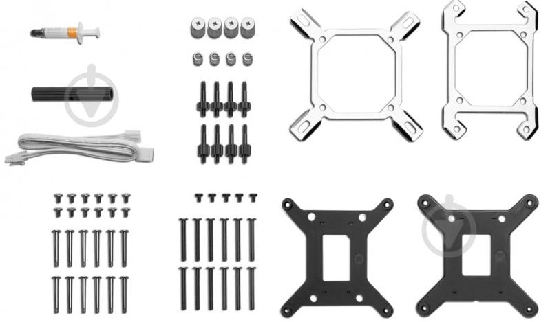 Система водяного охолодження EK-Nucleus AIO CR240 Lux D-RGB - White - фото 12