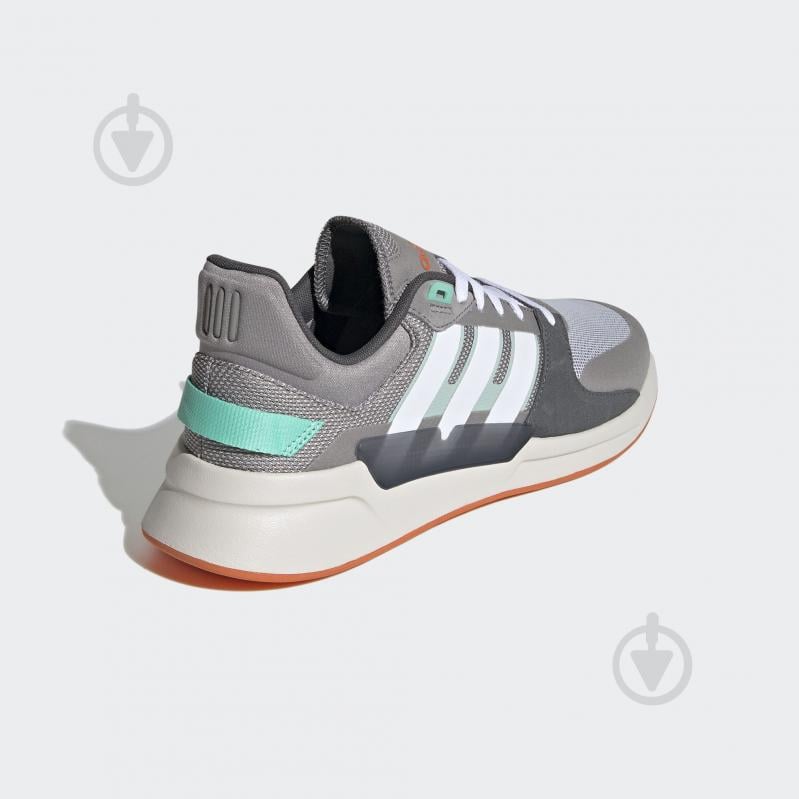 Кросівки чоловічі демісезонні Adidas RUN90S EG8655 р.43 1/3 сірі - фото 5