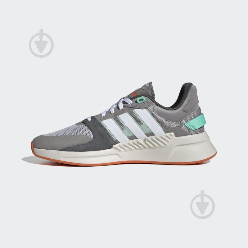 Кросівки чоловічі демісезонні Adidas RUN90S EG8655 р.43 1/3 сірі - фото 6