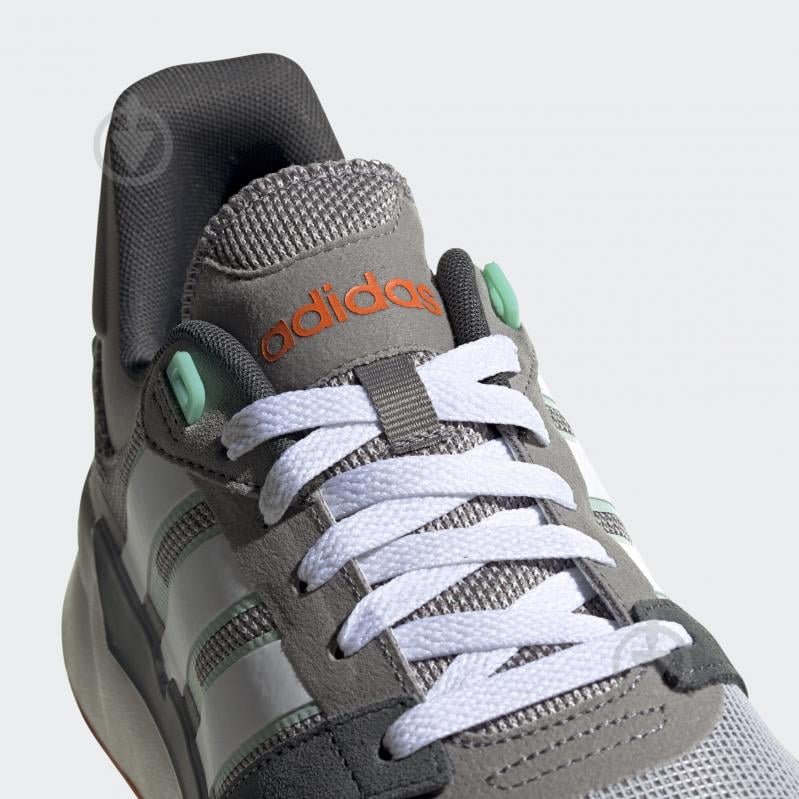 Кросівки чоловічі демісезонні Adidas RUN90S EG8655 р.43 1/3 сірі - фото 7