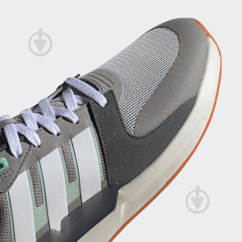Кросівки чоловічі демісезонні Adidas RUN90S EG8655 р.43 1/3 сірі - фото 8