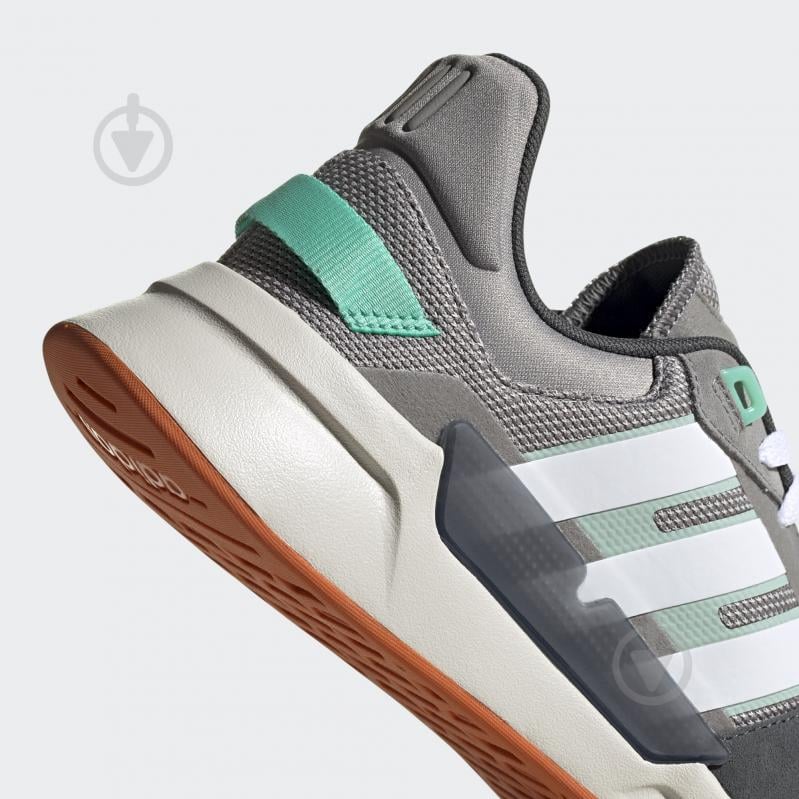 Кросівки чоловічі демісезонні Adidas RUN90S EG8655 р.43 1/3 сірі - фото 9