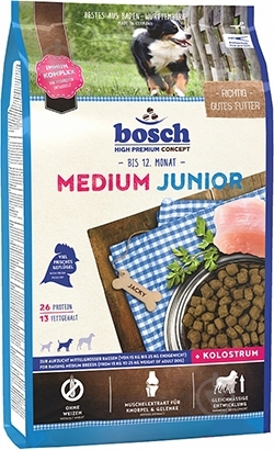 Корм сухой Bosch! для щенков HPC Junior Medium 15 кг - фото 1