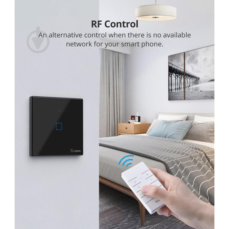 Розумний вимикач Wi-Fi Sonoff T2EU3C-TX білий - фото 12