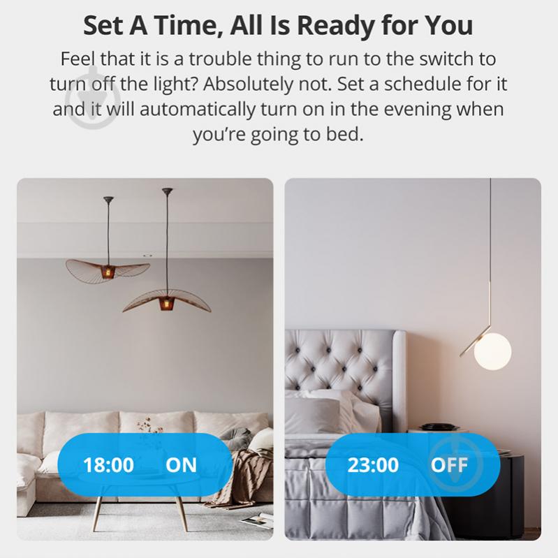 Розумний вимикач Wi-Fi Sonoff T2EU3C-TX білий - фото 13