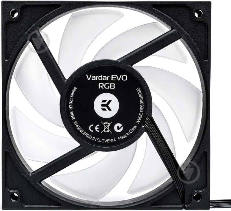 Корпусный кулер EKWB EK-Vardar EVO 120ER RGB Black (500-2200 rpm) - фото 5