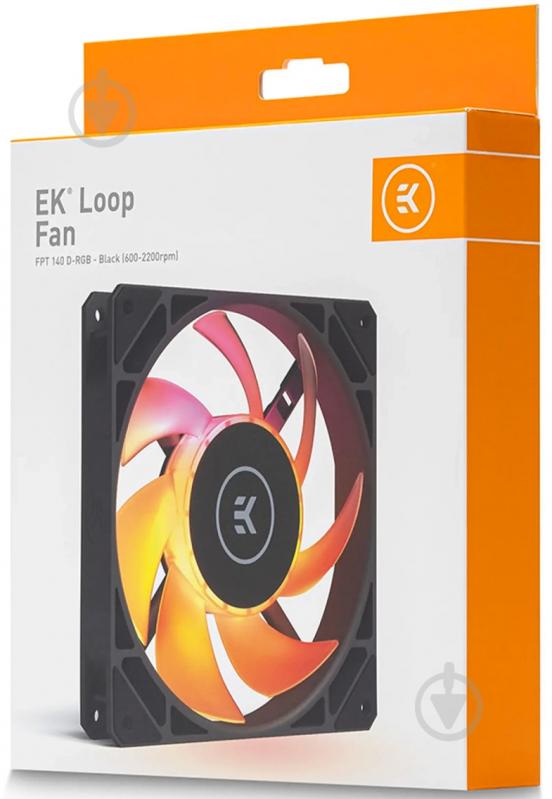 Корпусный кулер EKWB EK-Loop Fan FPT 140 D-RGB Black (600-2200rpm) - фото 6