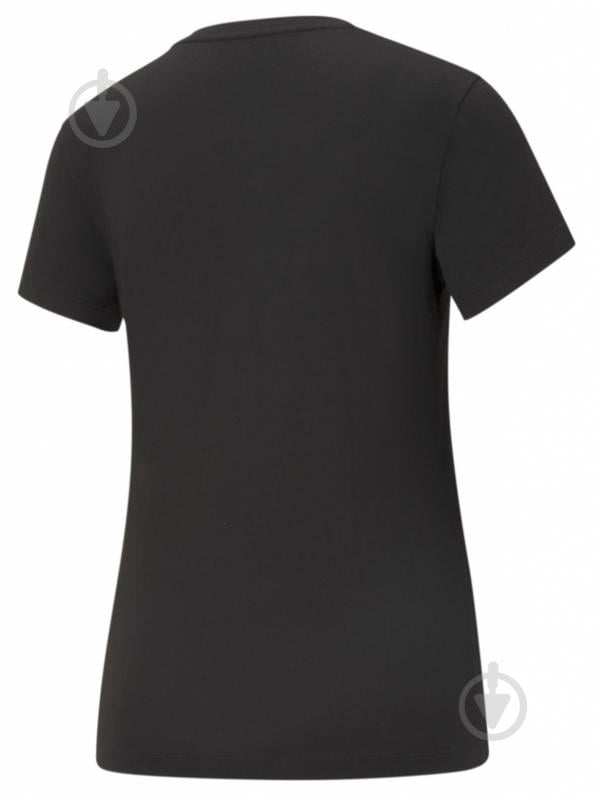 Футболка Puma ESS LOGO TEE PUMA BLACK 58677401 р.S черный - фото 3