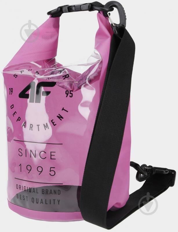Гермомішок 4F D4L21-TPL203-54N 5 л рожевий із чорним - фото 1