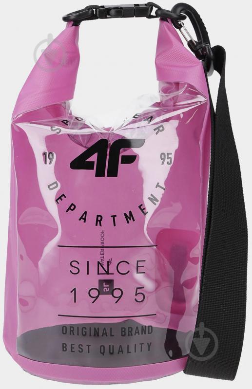 Гермомішок 4F D4L21-TPL203-54N 5 л рожевий із чорним - фото 2