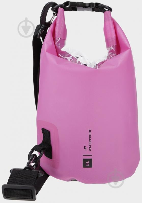 Гермомішок 4F D4L21-TPL203-54N 5 л рожевий із чорним - фото 4