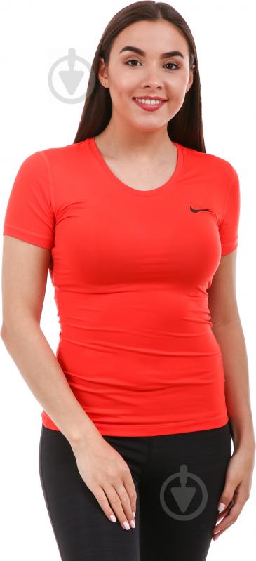 Футболка Nike W NP TOP SS 725745-852 р.L оранжевый - фото 1