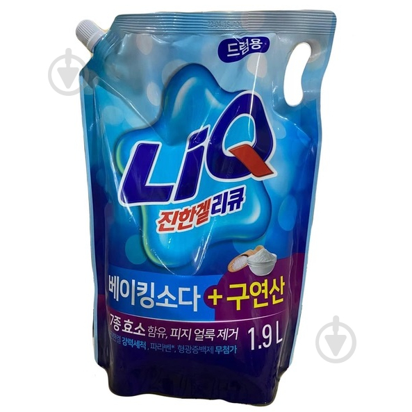 Гель для машинной и ручной стирки Aekyung Aekyung LiQ Thick Gel Baking Soda 2 л - фото 1