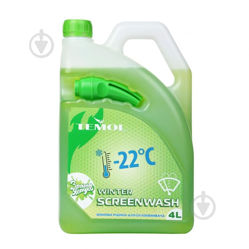 Омыватель стекла TEMOL Winter Screenwash яблоко зима -22 °С 4 л - фото 1