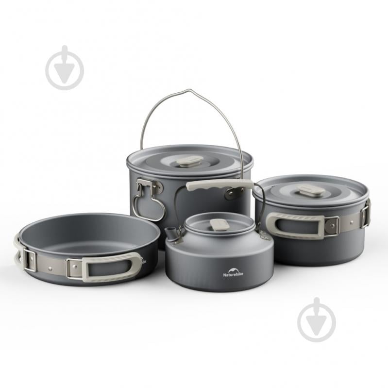 Каструля Naturehike 1,7 л CNK2450CF010, алюміній - фото 2 Каструля Naturehike 1,7 л CNK2450CF010, алюміній - фото 2