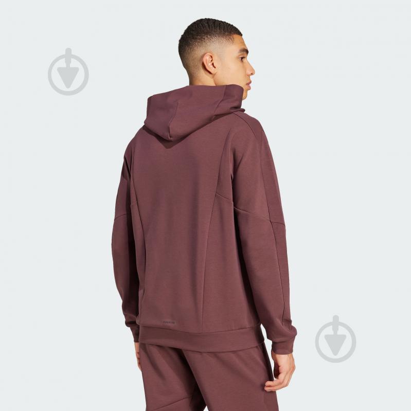 Джемпер Adidas D4T HOODIE JC6250 р.2XL бордовий - фото 2