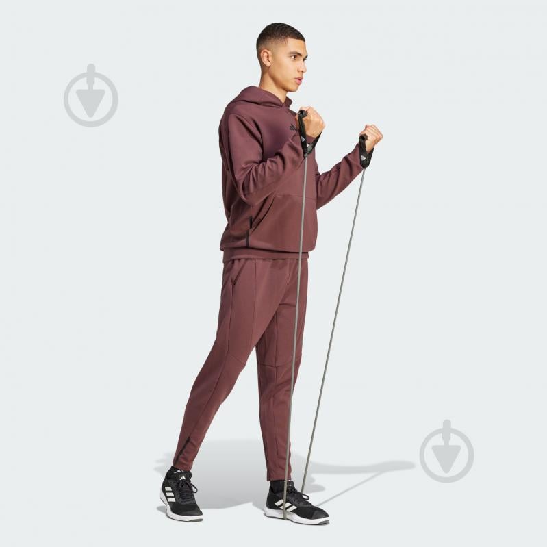 Джемпер Adidas D4T HOODIE JC6250 р.2XL бордовий - фото 5