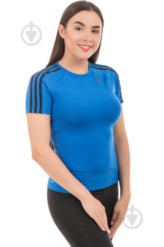 Футболка Adidas D2M TEE 3S BK2683 р.XL синий - фото 2