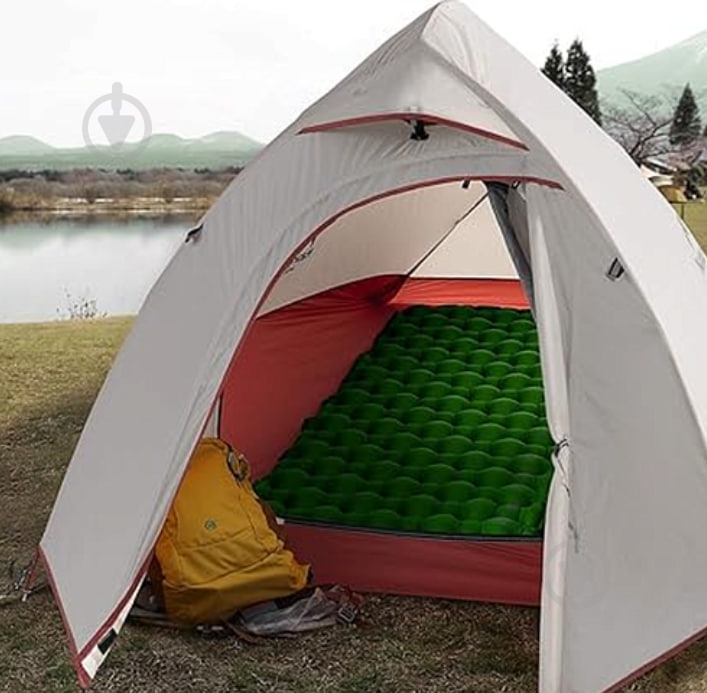 Килимок туристичний Naturehike надувний FC-10 NH19Z001-P, 65 мм, зелений 6927595735350 195x59 см - фото 3