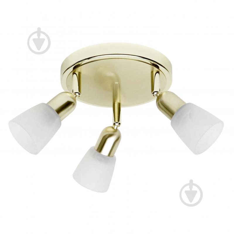 ВІТРИНА! Спот Brilliant Sofia 3x40 Вт E14 золотий 55334/18 - фото 1 ВІТРИНА! Спот Brilliant Sofia 3x40 Вт E14 золотий 55334/18 - фото 1