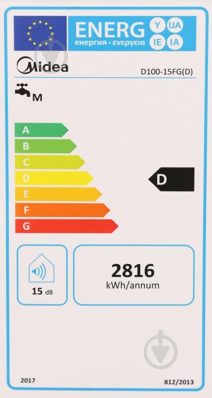 Бойлер Midea D100-15FG (D) GREEN - фото 14