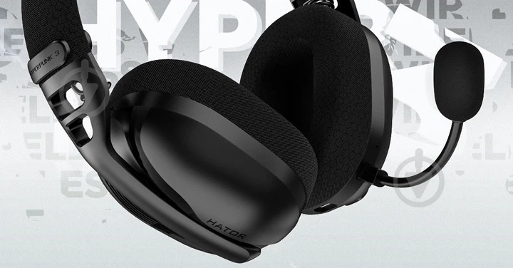 Наушники Hator Hyperpunk 3X Wireless black (ESH14) - фото 7