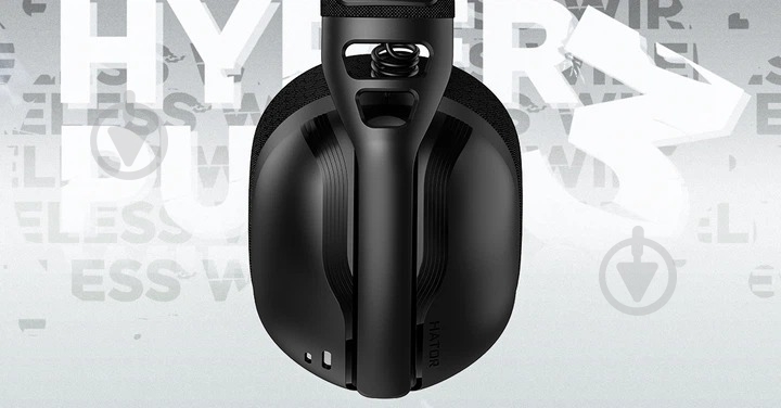 Наушники Hator Hyperpunk 3X Wireless black (ESH14) - фото 11
