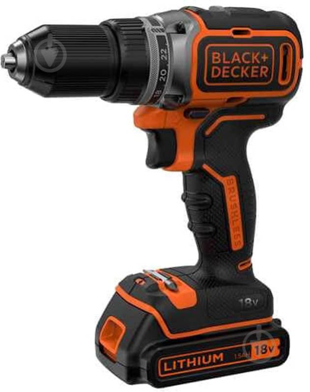 Шуруповерт аккумуляторный Black+Decker BL186KB - фото 1