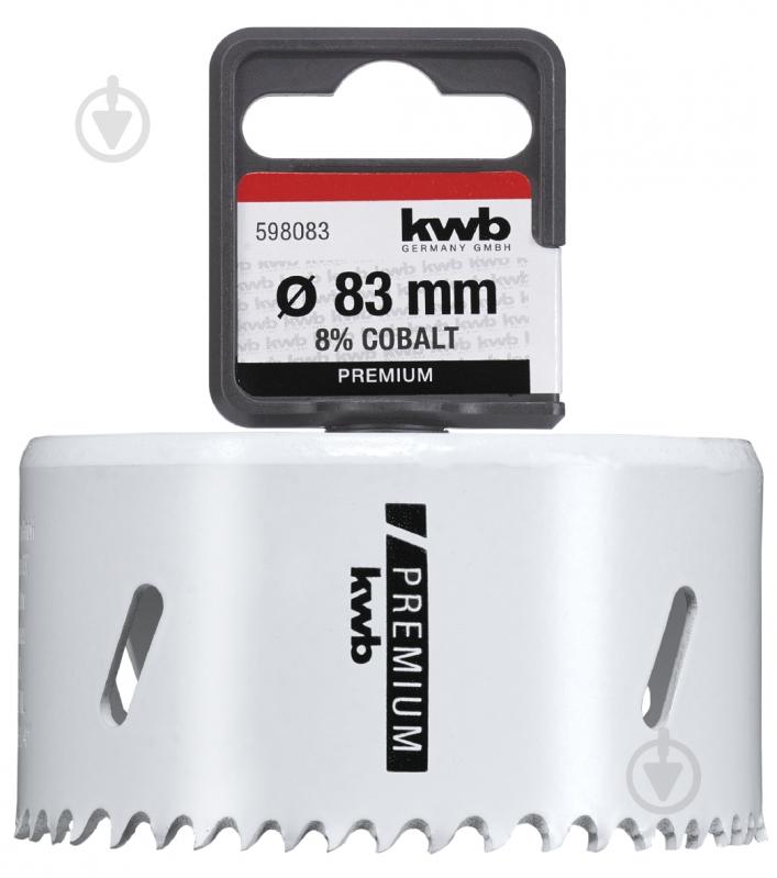 Коронка KWB HSS BI-METALL 83 мм - фото 1 Коронка KWB HSS BI-METALL 83 мм - фото 1