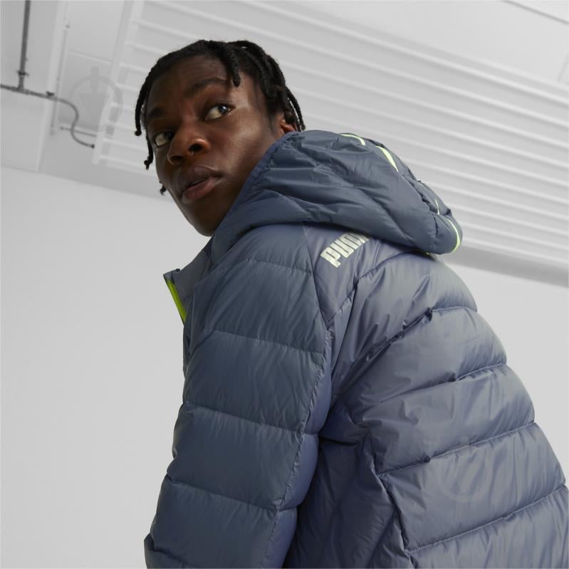 Пуховик Puma PACKLITE HOODED DOWN JACKET 84935518 р.L синий - фото 4
