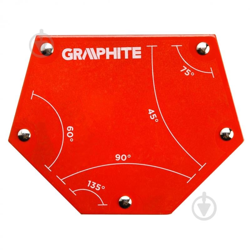 Держатель магнитный GRAPHITE сварочный 111x136x24 мм 56H905 - фото 1