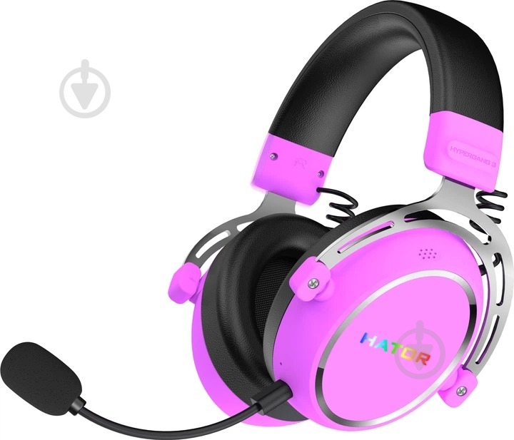 Наушники Hator Hypergang 3 Wireless cyber violet (ESH52) - фото 1