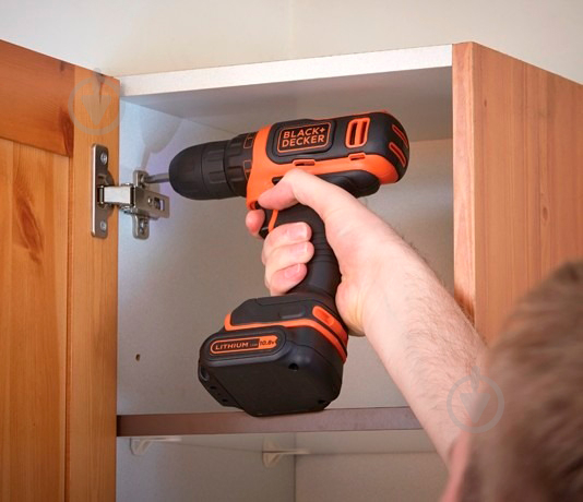 Шуруповерт акумуляторний Black+Decker BDCD12 - фото 9