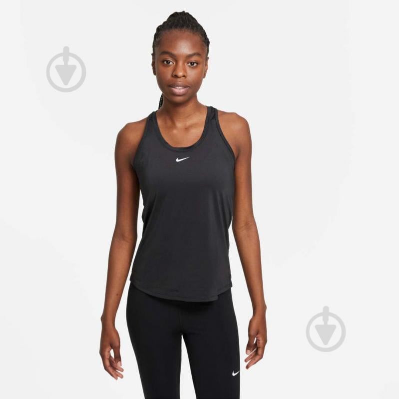 ᐉ Майка Nike W NK ONE DF SLIM TANK DD0623-010 р.L черный • Купить в Киеве,  Украине • Лучшая цена в Эпицентр