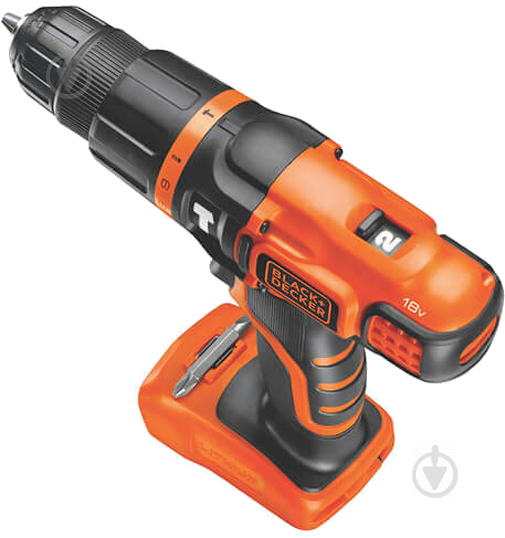 Шуруповерт акумуляторний Black+Decker BDCH188N - фото 3