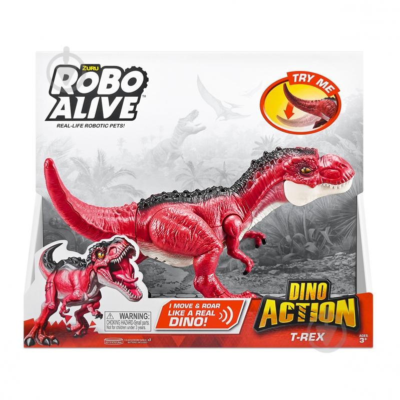 Игрушка интерактивная Pets & Robo Alive Тираннозавр 7171 - фото 2