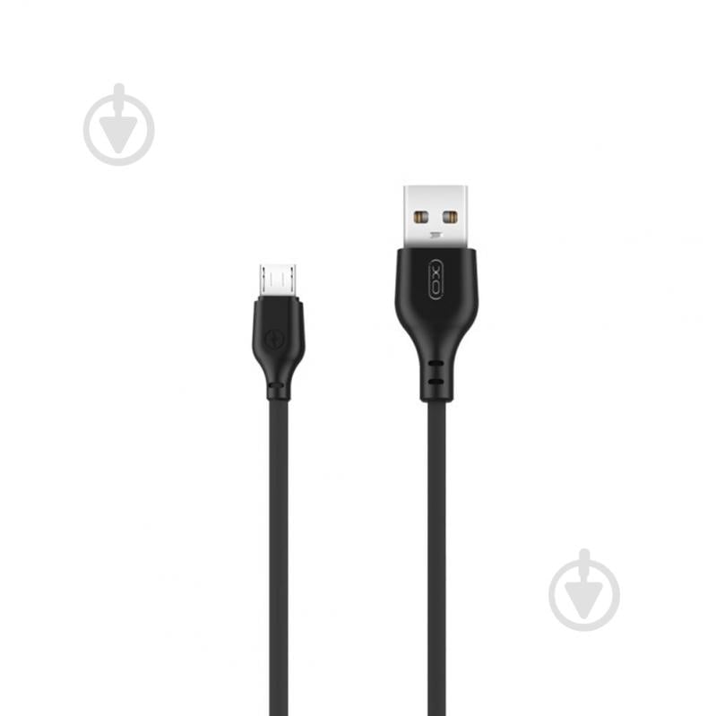 Кабель Xo NB103 2.1A Bell USB Cable Micro 1 м black (6920680862726) - фото 1 Кабель Xo NB103 2.1A Bell USB Cable Micro 1 м black (6920680862726) - фото 1