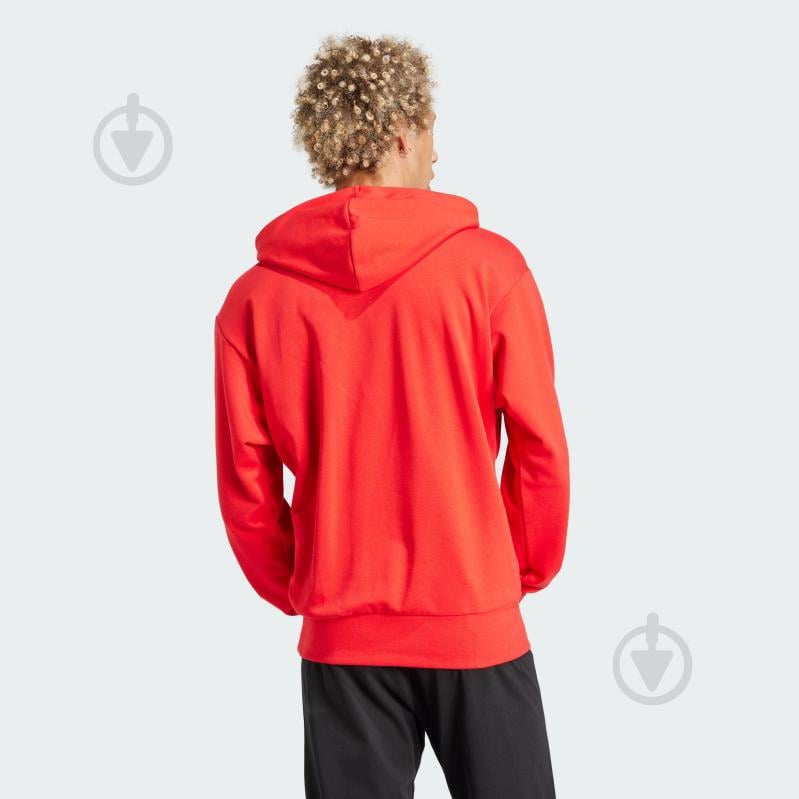 Джемпер Adidas M BL FT HD JE8894 р.M красный - фото 2