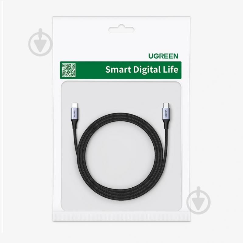Кабель UGREEN US535 USB-C to USB-C 240W PD Fast Charging Cable 2 м space gray (90440) - фото 8 Кабель UGREEN US535 USB-C to USB-C 240W PD Fast Charging Cable 2 м space gray (90440) - фото 8