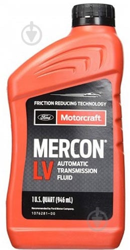 ᐉ Масло трансмиссионное Ford Motorcraft Mercon LV ATF 0,946 л (XT-10-QLVC)  • Купить в Кие
