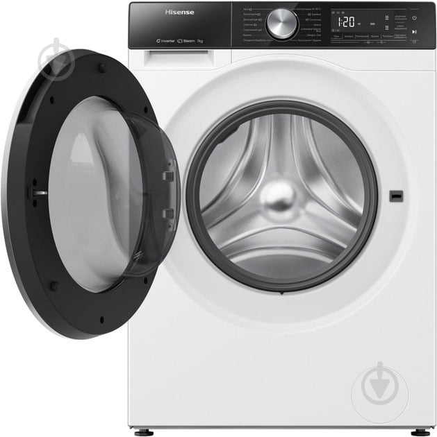 ВИТРИНА! Стиральная машина Hisense WF5S7041BW/UA - фото 5 ВИТРИНА! Стиральная машина Hisense WF5S7041BW/UA - фото 5